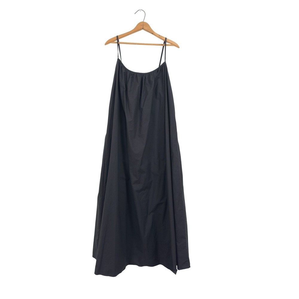 The Frankie Shop Isabel Midi Dress Black Cotton XS/S DMDISA100-XS/S